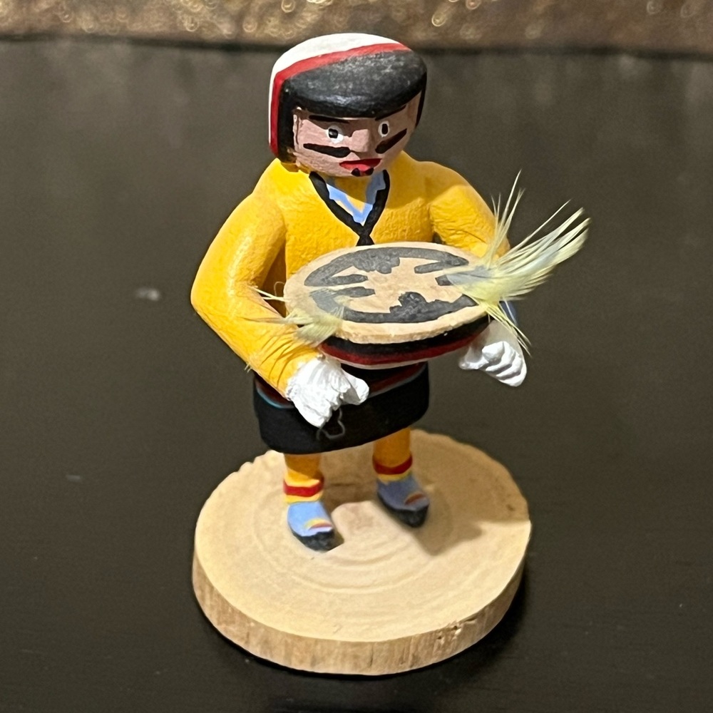 💛Vintage Authentic Shalacko Kachina Doll Miniature Native First People Artist💛 - Picture 7 of 8